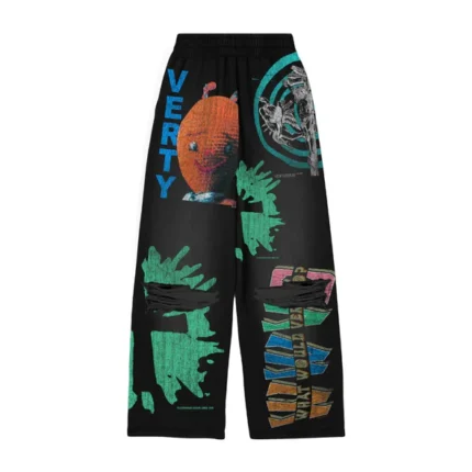 VERTABRAE Black Montage SweatsPants